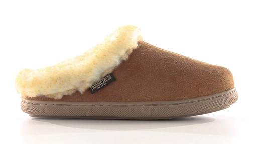 Guide Gear Women's Suede Clog Slippers 360 View - image 6 from the video
