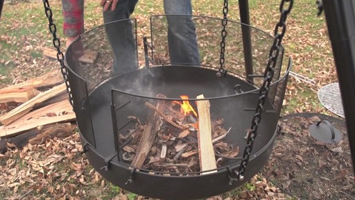 Guide Gear XL Heavy-duty Campfire Tripod System - image 3 from the video