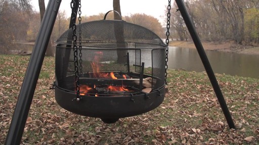 Guide Gear XL Heavy-duty Campfire Tripod System - image 4 from the video