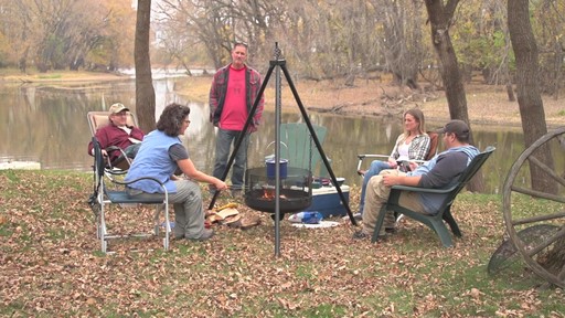 Guide Gear XL Heavy-duty Campfire Tripod System - image 5 from the video