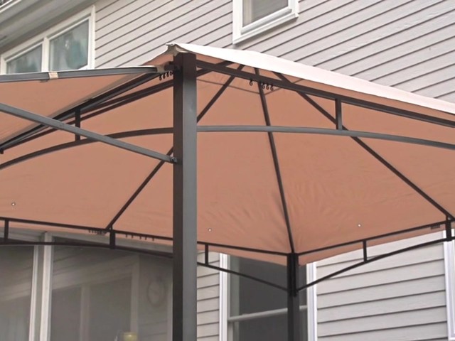 CASTLECREEK® 10x10' Gazebo with Awning - image 7 from the video