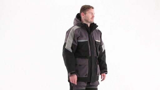 Guide Gear Men's Waterproof Ice Parka 360 View - image 3 from the video