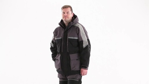 Guide Gear Men's Waterproof Ice Parka 360 View - image 8 from the video