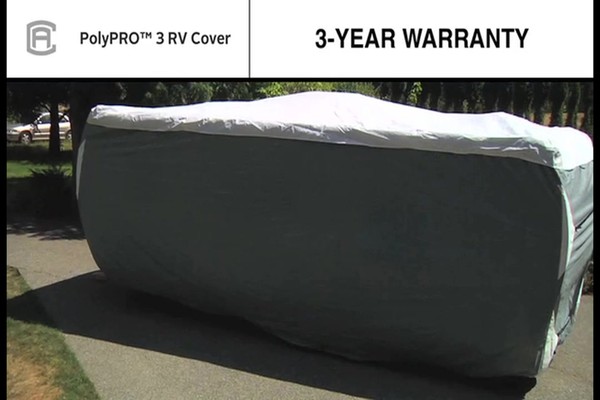 Classic® PolyPro III Deluxe Extra Tall 5th Wheel Cover - image 2 from the video