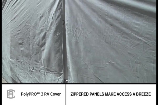 Classic® PolyPro III Deluxe Extra Tall 5th Wheel Cover - image 4 from the video