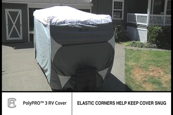 Classic® PolyPro III Deluxe Extra Tall 5th Wheel Cover - image 6 from the video