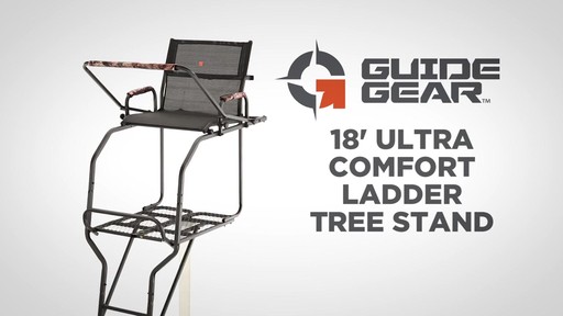 Guide Gear 18' Ultra Comfort Ladder Tree Stand - image 1 from the video