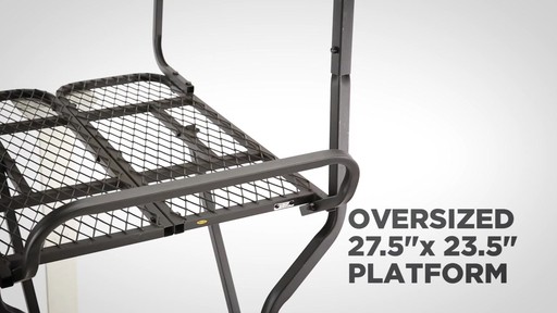 Guide Gear 18' Ultra Comfort Ladder Tree Stand - image 2 from the video