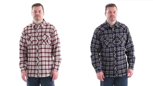 Guide Gear Men's Brushed Flannel Long Sleeve Shirt 360 View - image 1 from the video