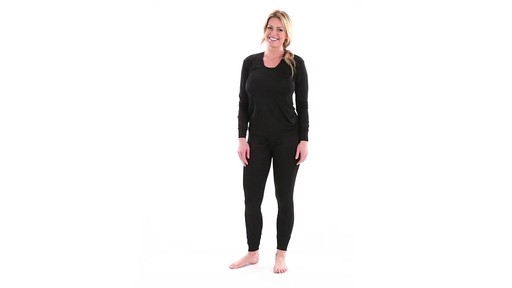 Guide Gear Women's Lightweight Jacquard Silk Base Layer Pants 360 View - image 10 from the video