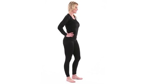 Guide Gear Women's Lightweight Jacquard Silk Base Layer Pants 360 View - image 2 from the video