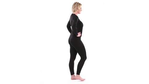 Guide Gear Women's Lightweight Jacquard Silk Base Layer Pants 360 View - image 3 from the video