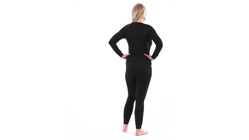 Guide Gear Women's Lightweight Jacquard Silk Base Layer Pants 360 View - image 4 from the video