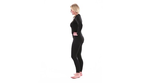 Guide Gear Women's Lightweight Jacquard Silk Base Layer Pants 360 View - image 7 from the video