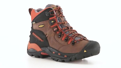 KEEN Utility Men's Pittsburgh Waterproof Soft Toe Work Boots 360 View - image 10 from the video