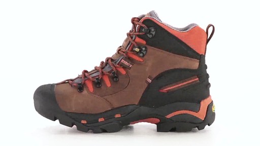 KEEN Utility Men's Pittsburgh Waterproof Soft Toe Work Boots 360 View - image 4 from the video