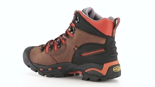 KEEN Utility Men's Pittsburgh Waterproof Soft Toe Work Boots 360 View - image 5 from the video