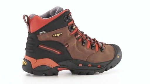 KEEN Utility Men's Pittsburgh Waterproof Soft Toe Work Boots 360 View - image 9 from the video