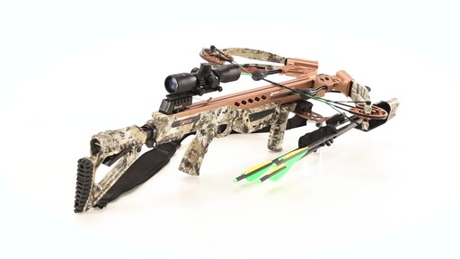 SA Sports Empire Aggressor 390 Crossbow Kit Kryptek Camo 360 View - image 2 from the video