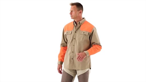 Guide Gear Men's Long Sleeve Shooting Shirt 360 View - image 10 from the video