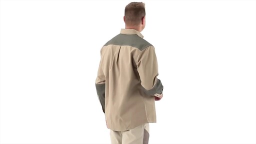 Guide Gear Men's Long Sleeve Shooting Shirt 360 View - image 4 from the video