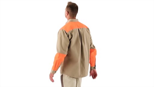 Guide Gear Men's Long Sleeve Shooting Shirt 360 View - image 7 from the video