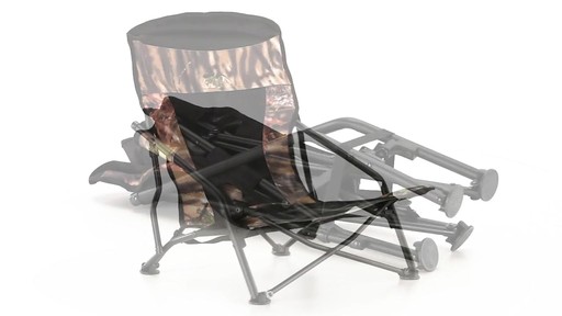 HuntRite Long Beard Lounger Seat 300 lb. Capacity 360 View - image 7 from the video
