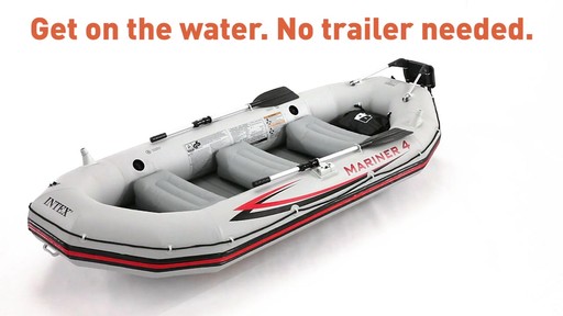 Intex Mariner 4 Complete Inflatable Boat Kit - image 2 from the video