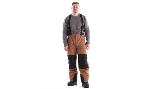 Guide Gear Men's Waterproof Suspender Snow Pants 360 View - image 9 from the video