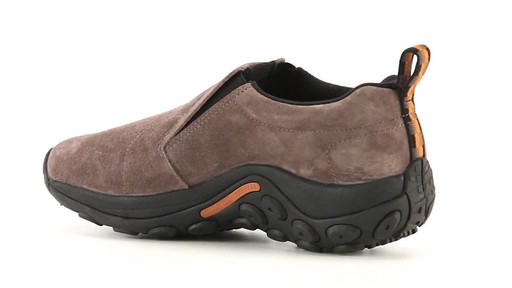 Merrell Men's Jungle Moc Slip On Shoes 360 View - image 6 from the video