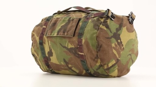 Dutch Military Surplus Helmet Bag Used - image 2 from the video