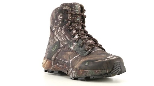 Rocky Men's Broadhead Realtree Xtra Trail Hiking Boots 360 View - image 1 from the video