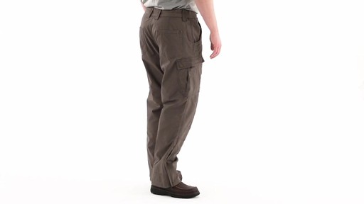 Guide Gear Men's Quilt-lined Canvas Work Pants 360 View - image 3 from the video
