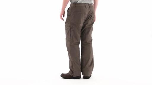 Guide Gear Men's Quilt-lined Canvas Work Pants 360 View - image 5 from the video
