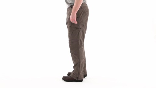 Guide Gear Men's Quilt-lined Canvas Work Pants 360 View - image 6 from the video