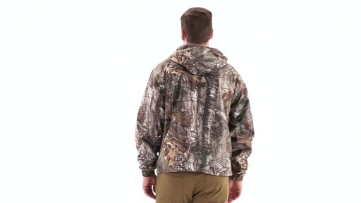 Guide Gear Men's Camo Rain Jacket 360 View - image 4 from the video