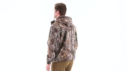 Guide Gear Men's Camo Rain Jacket 360 View - image 5 from the video