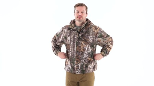 Guide Gear Men's Camo Rain Jacket 360 View - image 7 from the video