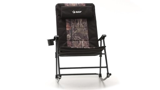 Guide Gear Oversized Rocking Camp Chair 500-lb. Capacity - image 3 from the video