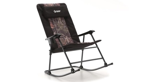 Guide Gear Oversized Rocking Camp Chair 500-lb. Capacity - image 4 from the video