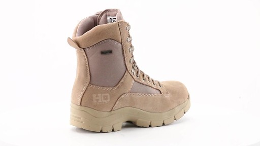 HQ ISSUE Men's Waterproof Side Zip Desert Boots 360 View - image 1 from the video