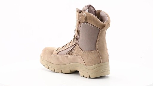 HQ ISSUE Men's Waterproof Side Zip Desert Boots 360 View - image 4 from the video
