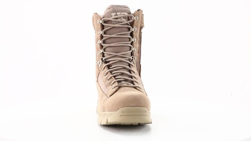 HQ ISSUE Men's Waterproof Side Zip Desert Boots 360 View - image 8 from the video