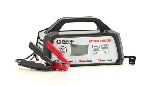 Guide Gear 15A 12V Smart Battery Charger 360 View - image 3 from the video