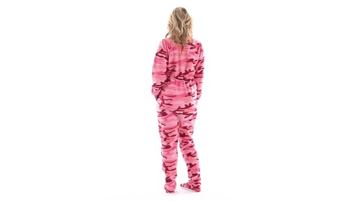 Guide Gear Women's Footed Onesie Pajamas 360 View - image 5 from the video
