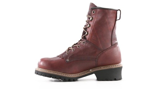 Guide Gear Men's Sawtooth Logger Boots 360 View - image 5 from the video