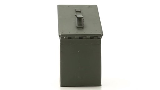 U.S. Military Surplus Waterproof M2A1 .50 Caliber Ammo Can New - image 3 from the video