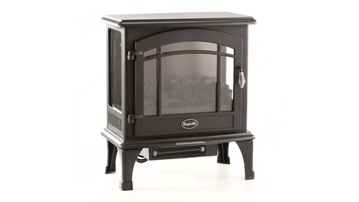 Comfort Glow Sanibel Quartz Electric Stove Heater 360 View - image 2 from the video