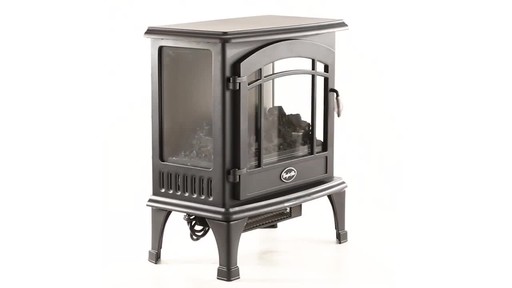 Comfort Glow Sanibel Quartz Electric Stove Heater 360 View - image 3 from the video