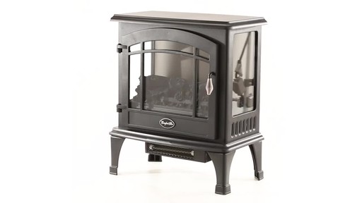 Comfort Glow Sanibel Quartz Electric Stove Heater 360 View - image 9 from the video